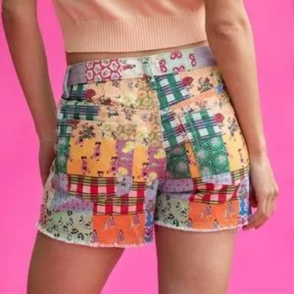 Rachel Antonoff Nikki Patchwork Shorts